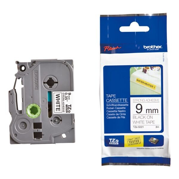 TZe-labeltape »TZe-S621« - 9 mm x 8 m