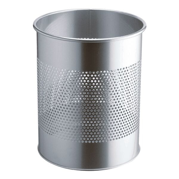 Stalen prullenbak 15 L