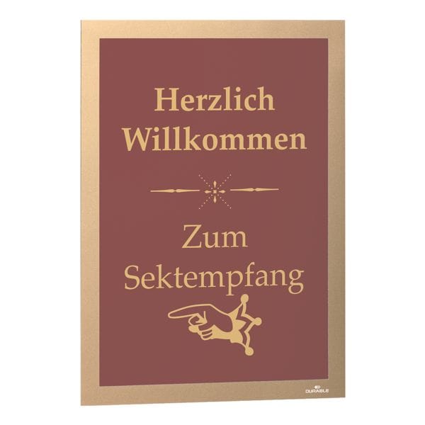 Infokader A4 »Duraframe 4872« zelfklevend met magnetische klep