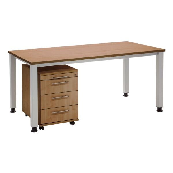 Meubelset »Q-Line« 2-delig, bureau met 4 poten