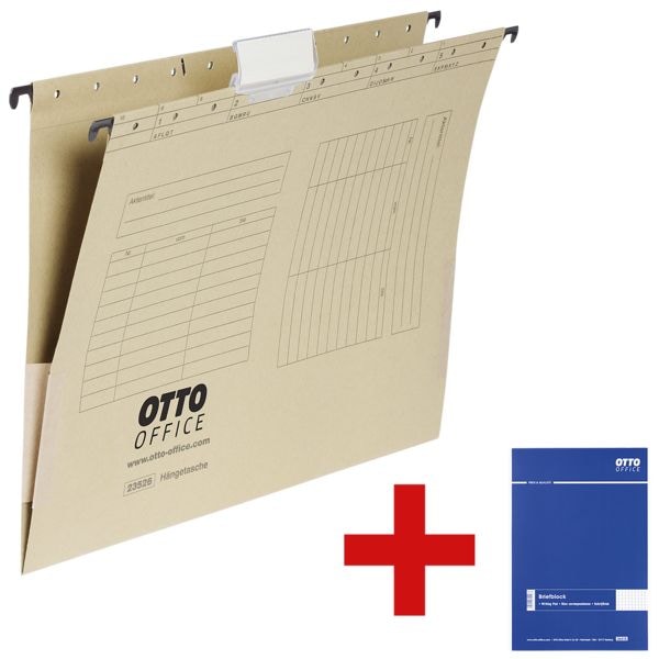 Hangmappen incl. briefblok