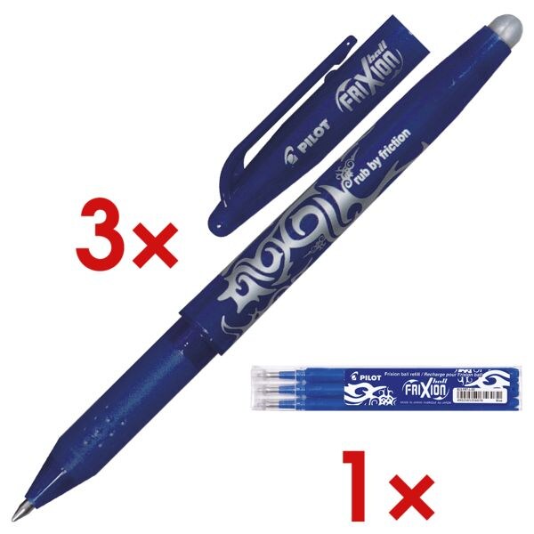 »FriXion Ball 0.7« 3 stuks voorraadset