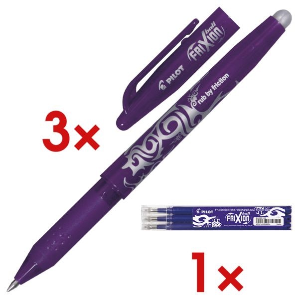 »FriXion Ball 0.7« 3 stuks voorraadset