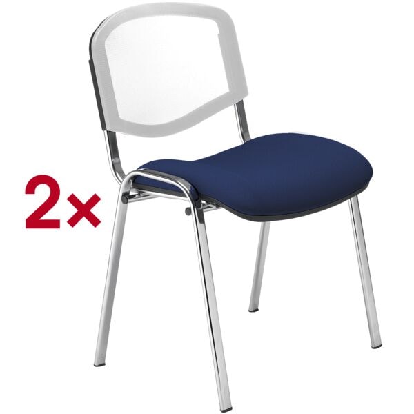 Set van 2 stapelstoelen »Iso Ergo Mesh«