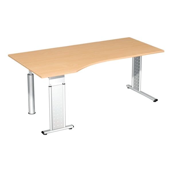 Bureau, vrije vorm »New York« 180 cm links breder