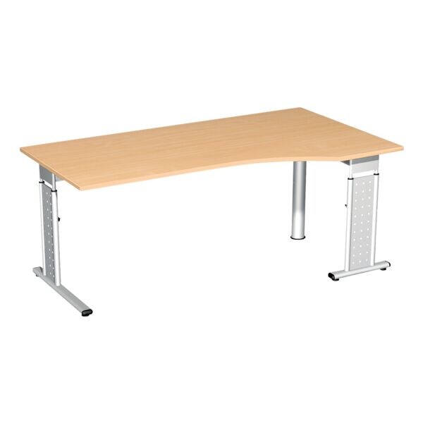 Bureau, vrije vorm »New York« 180 cm rechts breder