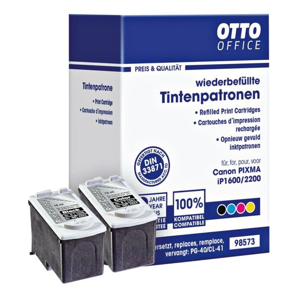 Inkttank-set vervangt Canon »PG-40« & »CL-41«