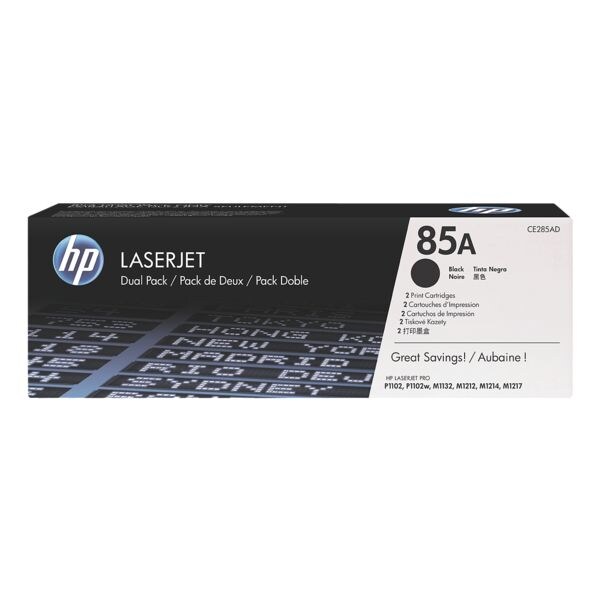Dubbelpak printcassettes »HP CE285AD« 85A