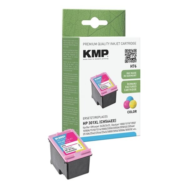 Inktpatroon vervangt HP »CH564EE« Nr. 301XL cyaan, magenta, geel