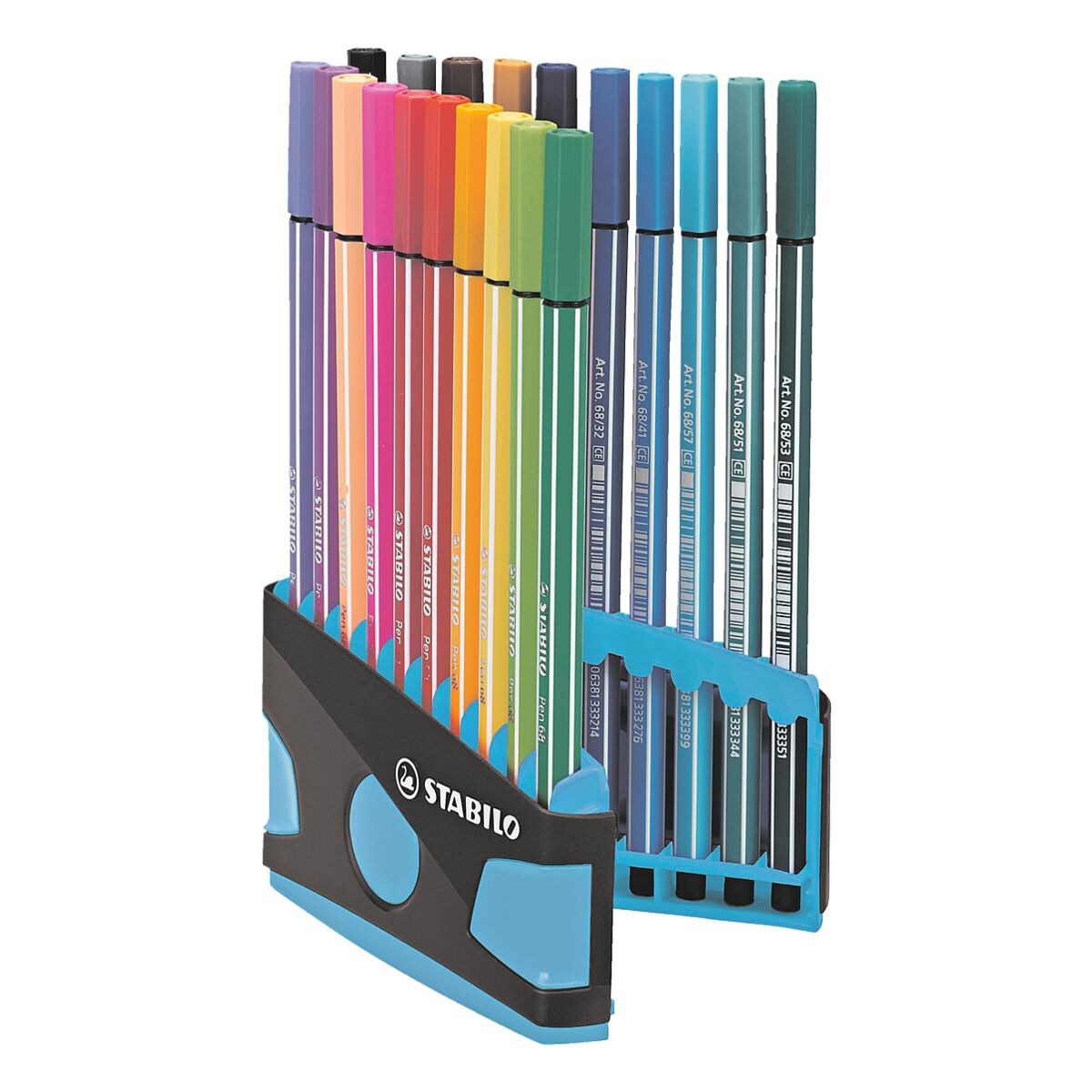 STABILO Paquet de 20 stylos feutres « Pen 68 ColorParade »