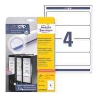 Avery Zweckform L4761REV-20 �tiquettes classeurs autocollantes 61 x 192 cm - 120 pi�ces red�collables