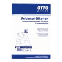 OTTO Office Paquet de 2400 étiquettes autocollantes universelles - universel sans marge