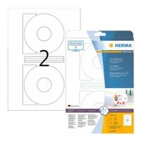 Herma Paquet de 50 �tiquettes CD � adh�sif permanent (grande ouverture)