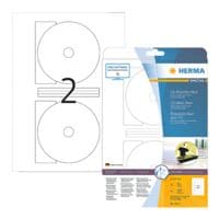 Herma Paquet de 50 �tiquettes CD � adh�sif permanent (petite ouverture)