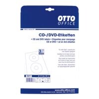 OTTO Office �tiquettes CD/DVD en paquet de 50