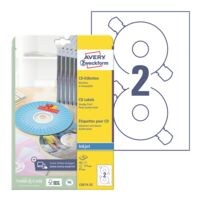 Avery Zweckform Paquet de 40 �tiquettes CD/DVD � C6074-20 �