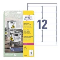 Avery Zweckform �tiquettes film r�sistantes aux intemp�ries 99,1 x 42,3 mm � L4776-20 �