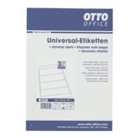 OTTO Office �tiquettes classeurs autocollantes blanches � 59x192 mm �