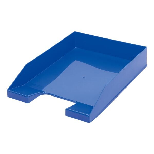 6 X M+M Briefablage A4 Stapelbar Basic-blau