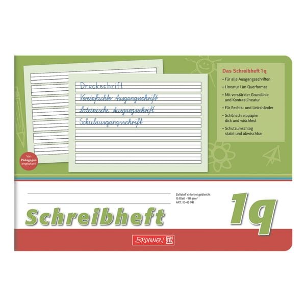 Schreiblernheft »Vivendi 1045941« A5 quer liniert (Lineatur 1q)