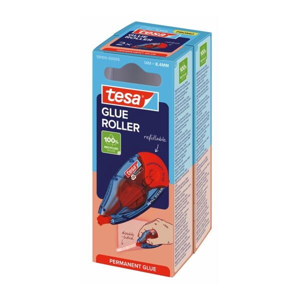 tesa Doppelpack Kleberoller »Roll & Relax« 59100