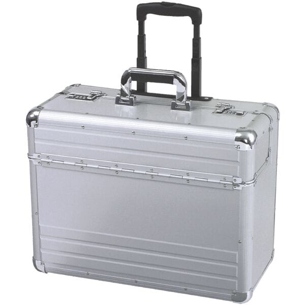 Alumaxx Pilotenkoffer Trolley »Omega« silber, 48x38.5x23 cm