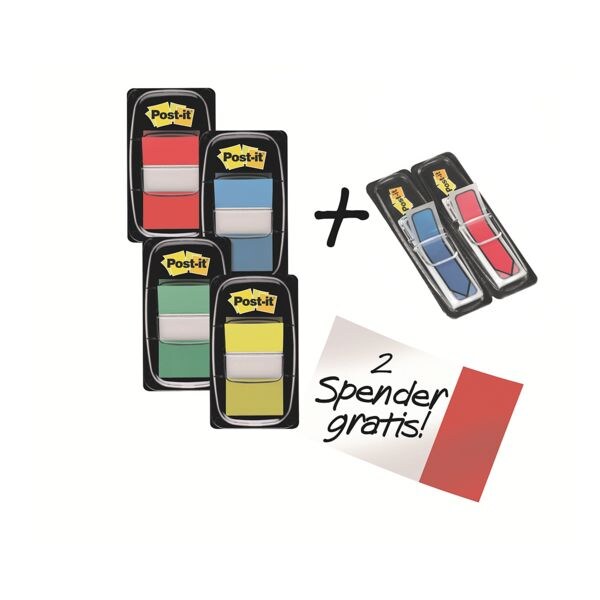 4x Haftstreifen »Index« 43,2 x 25,4 mm