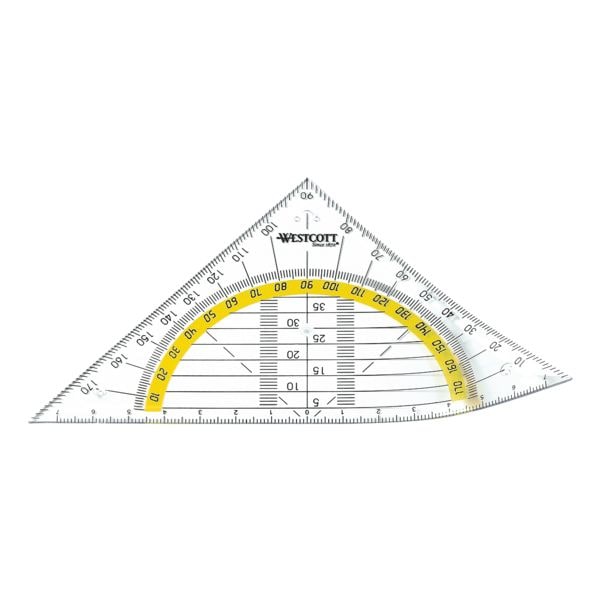 Flexibles Geometriedreieck 14 cm ohne Griff