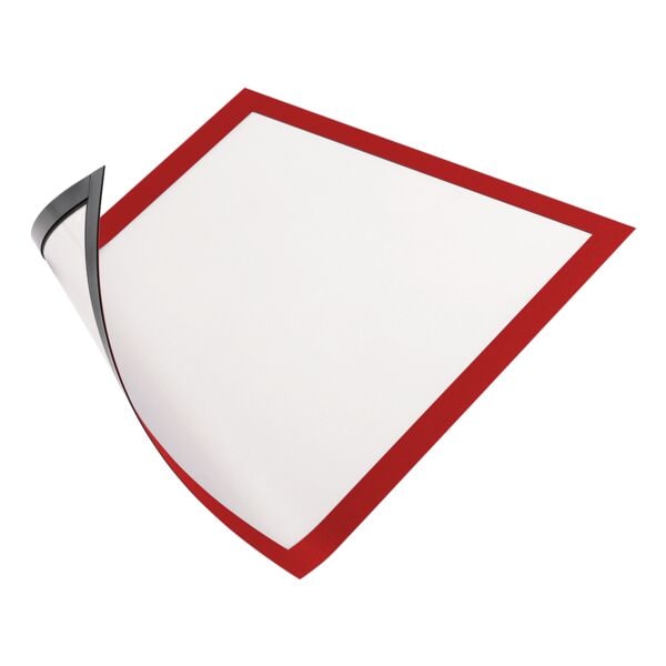 Durable Magnetischer Inforahmen »Duraframe Magnetic 4869« A4 rot - Hart-PVC