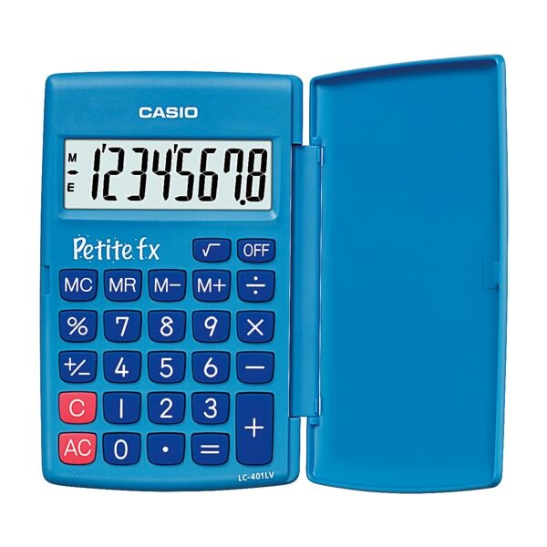 CASIO Taschenrechner »Petite FX« blau, 7.5x1.07x12 cm