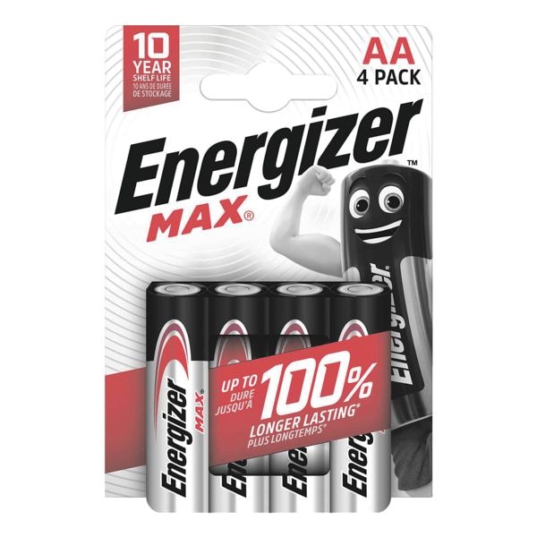 4er-Pack Batterien »Max Alkaline« Mignon / AA / LR06