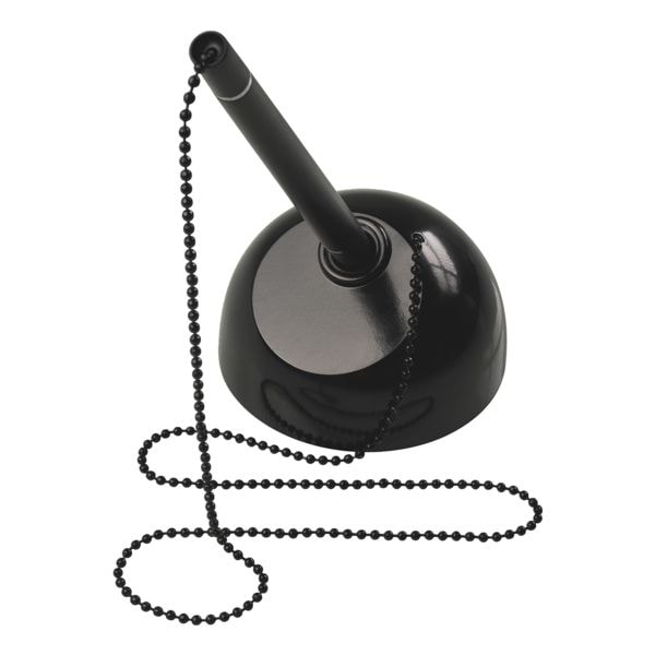 helit Kugelschreiberständer »the heavy base H83595« schwarz, 12x7.5 cm - Kunststoff