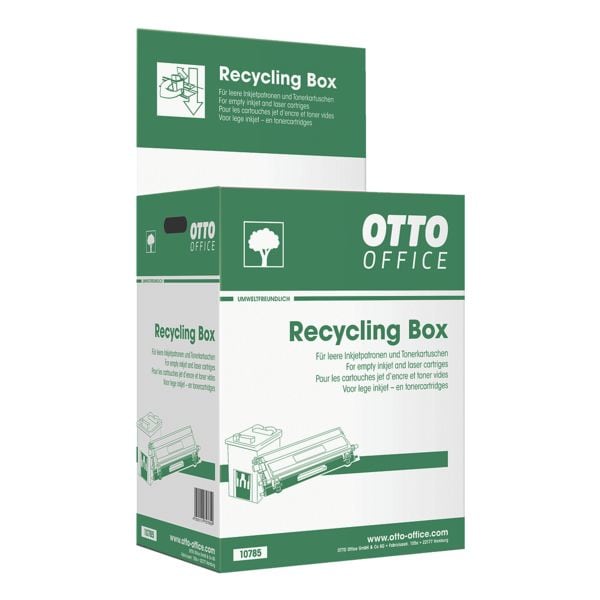 Recyclingbox für Toner und/oder Tintenpatronen