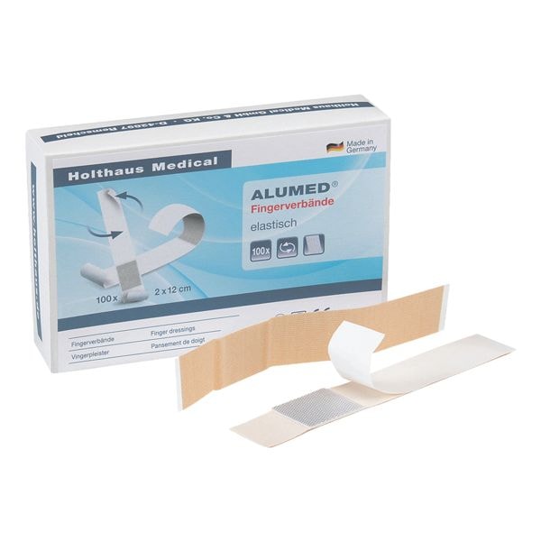 Holthaus Medical 100er-Pack Fingerverband »ALUMED« braun, 2x12 cm