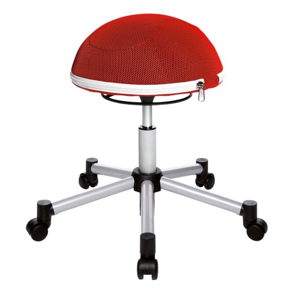 Topstar Sitzhocker »Sitness Half Ball« rot