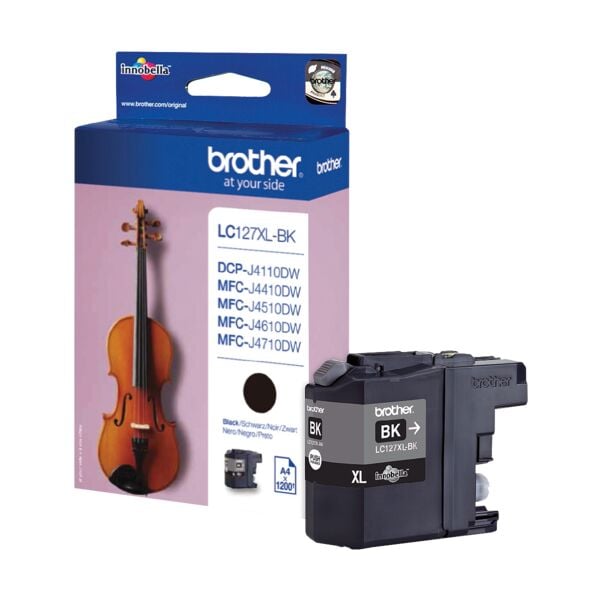 Brother Tintenpatrone »LC-127XLBK« schwarz