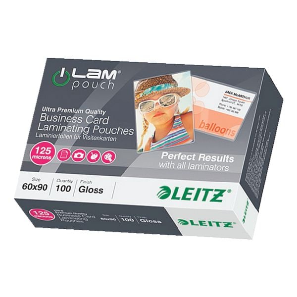 Laminierfolien iLAM Sonderformat (86x54 mm) 100 Stück 125 mic