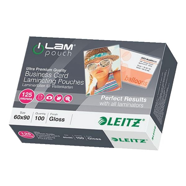 Laminierfolien iLAM pouch Sonderformat (90x60 mm) 100 Stück 125 mic