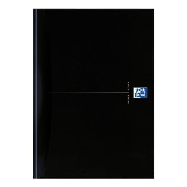 Oxford Notizbuch »Essentials« A4 kariert - 96 Blatt beidseitig beschreibbar schwarz