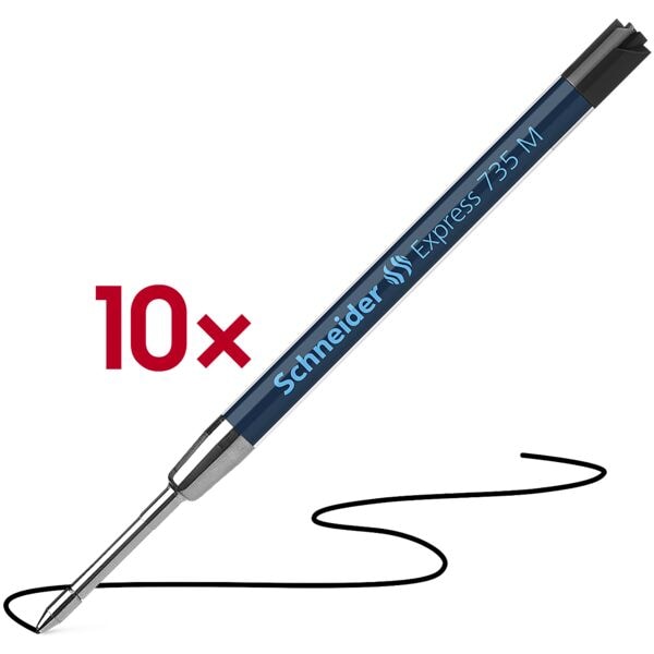 Schneider 10er-Pack Kugelschreiberminen »Express 735« 0, 5 Mm M Schwarz