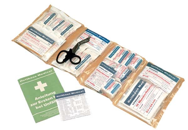 Holthaus Medical 64-teiliges Füllsortiment DIN 13157 für Erste Hilfe