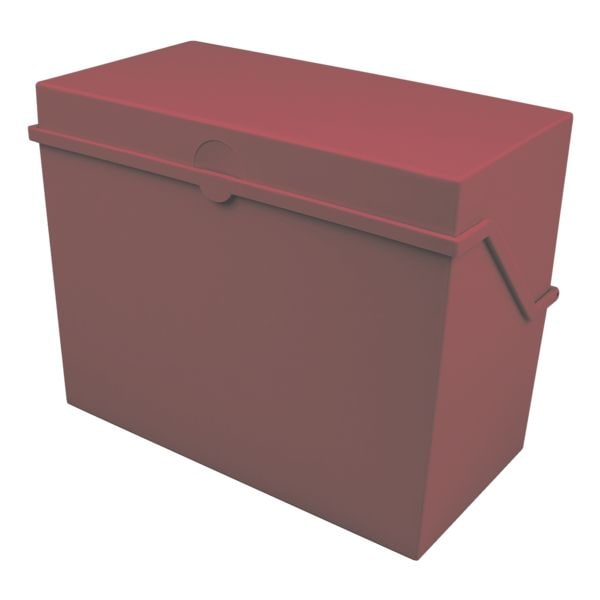 helit Karteikasten A7 quer »the index H62147« rot, 12x9.4x7.3 cm