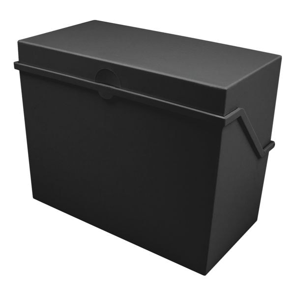 helit Karteikasten A7 quer »the index H62147« schwarz, 12x9.4x7.3 cm