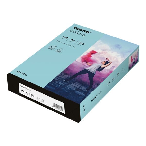 Inapa tecno Farbige Papiere »Rainbow / tecno Colors« blau