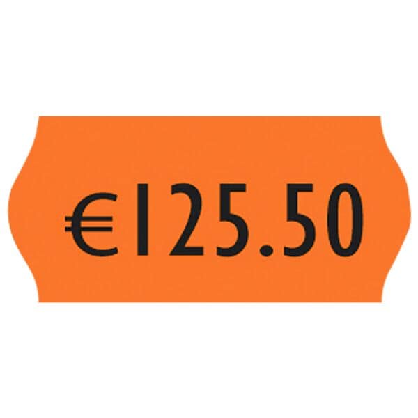 OTTO Office 1500er Pack Etiketten für Preis-/Warenauszeichner (orange - permanent) orange