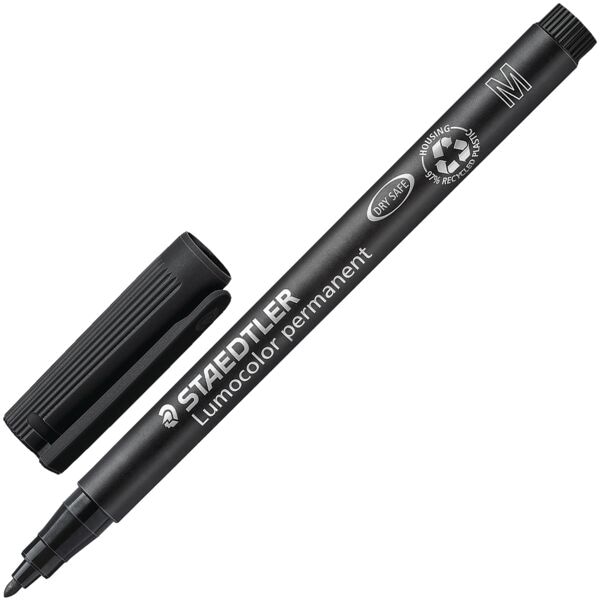 Staedtler Universalstift »Lumocolor permanent M« schwarz - Plastik