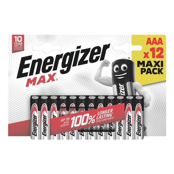 12er-Pack Batterien »Max Alkaline« Micro / AAA / LR03