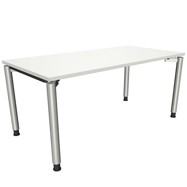 Manuell höhenverstellbarer Schreibtisch »Oldenburg« 160 cm 4-Fuß Rundrohr