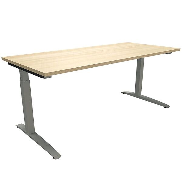 Manuell höhenverstellbarer Schreibtisch »Sidney« 180 cm C-Fuß Quadratrohr
