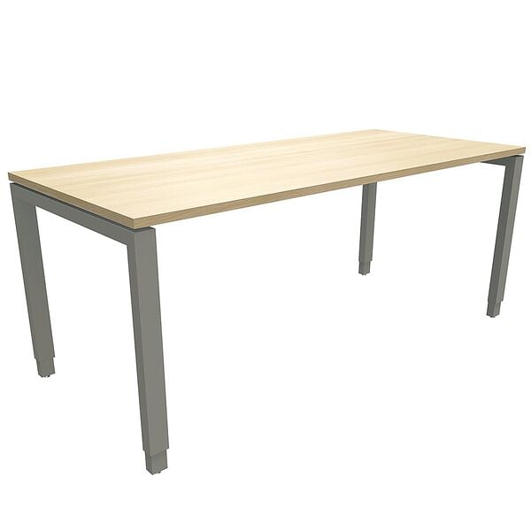 Manuell höhenverstellbarer Schreibtisch »Sidney« 180 cm 4-Fuß Rechteckrohr